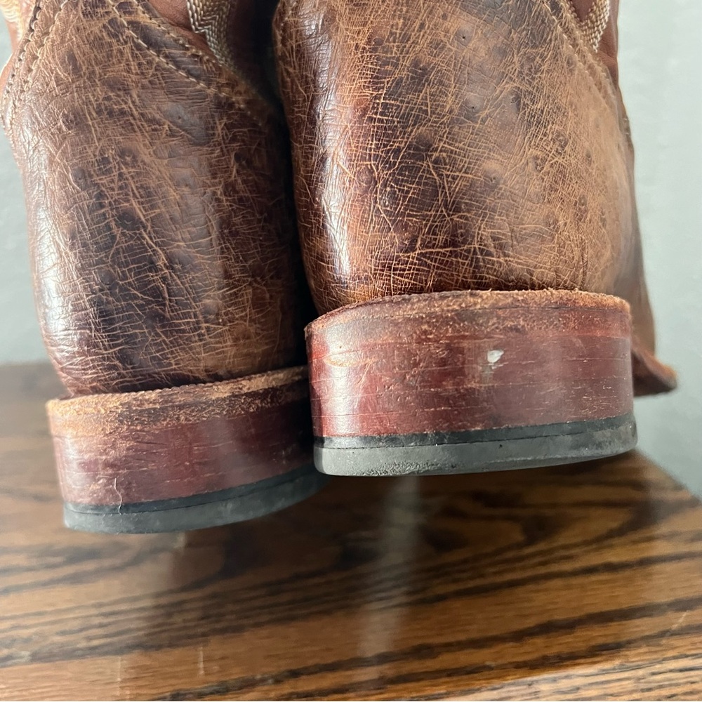 Tony Lama O4177 Men's San Saba Collection Stockman Boots Square Toe 10.5 D - Picture 7 of 10